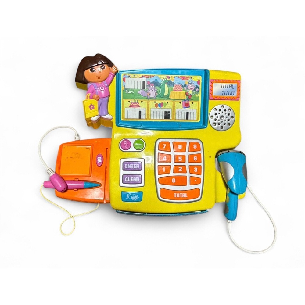 Dora the Explorer Talking Cash Register Scanner‎ Tested 2005 Mattel